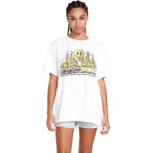 Volcom Women’s Stone Tech Short Sleeve Quick Dry Tee(Star White)