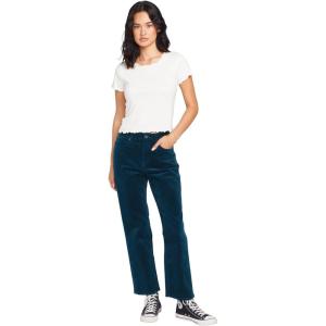 Volcom Women’s Stoned High Rise Straight Leg Jean(Midnight Green)