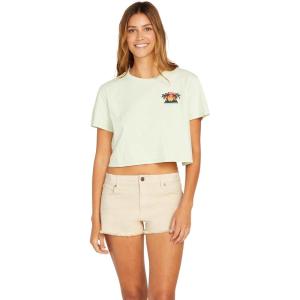 Volcom Womens Stoney Stretch Cut Off Denim Short(Sand)