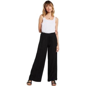 Volcom Women’s Sun Spent Beach Pant (Regular & Plus Size)(Black)