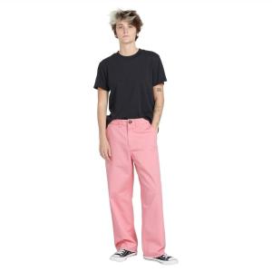 Volcom Womens Thisthatthem Skate Relaxed Fit Chino Pant(Guava)