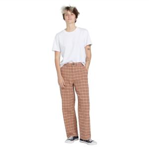 Volcom Womens Thisthatthem Skate Relaxed Fit Chino Pant(Toffee)
