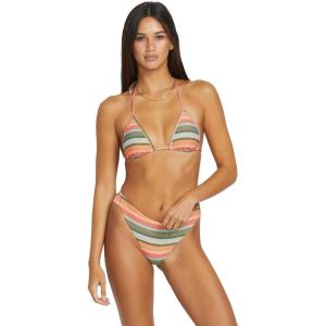 Volcom Womens Tri Bikini Top – Sustainable Slide-tri Swim Top with Adjustable Halter and Removable Cups(Multi Sol)