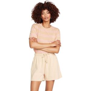 Volcom Women’s Truly Stoked Elastic Waist Fleece Sweat Short(Hazelnut)