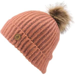 Volcom Womens V.co Lyra Snowboard Ski Beanie(Earth Pink S4)