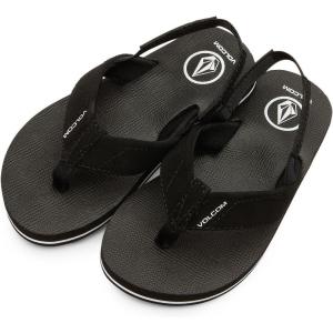 Volcom boys Child Big Youth Victor Sandal(Black-new)