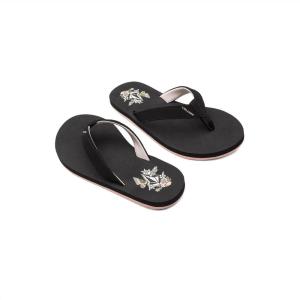 Volcom girls Vicky Flip Flop Sandals(Black)