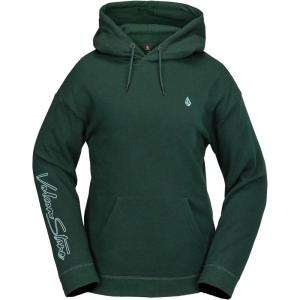Volcom womens Essential Hooded Snowboard Riding Fleece Hoodie(Scarab S5)