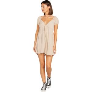 Volcom womens Moonblast Babydoll Fit Roper(Taupe)