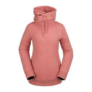 Volcom womens Tower Hooded Fleece Sweatshirt(Earth Pink S4)