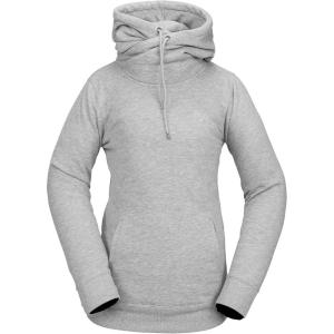 Volcom womens Tower Hooded Fleece Sweatshirt(Heather Grey S5)