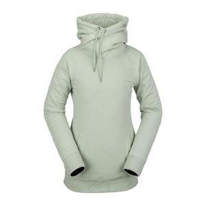 Volcom womens Tower Hooded Fleece Sweatshirt(Sage Frost S4)