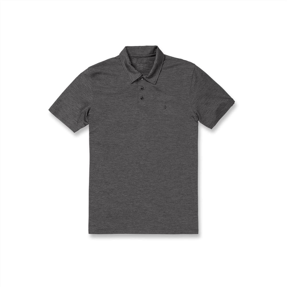 image:imageVolcom Mens Hazard Performance Short Sleeve Lightweight Golf PoloStorm Cloud
