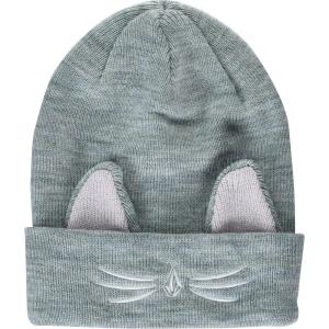 Volcom Girls Snow Creature Rollover Beanie(Heather Grey)