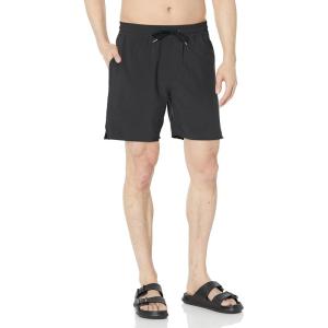 Volcom Men’s Frickin Ascender 18″ Elastic Waist Water Repellent Short(Black)