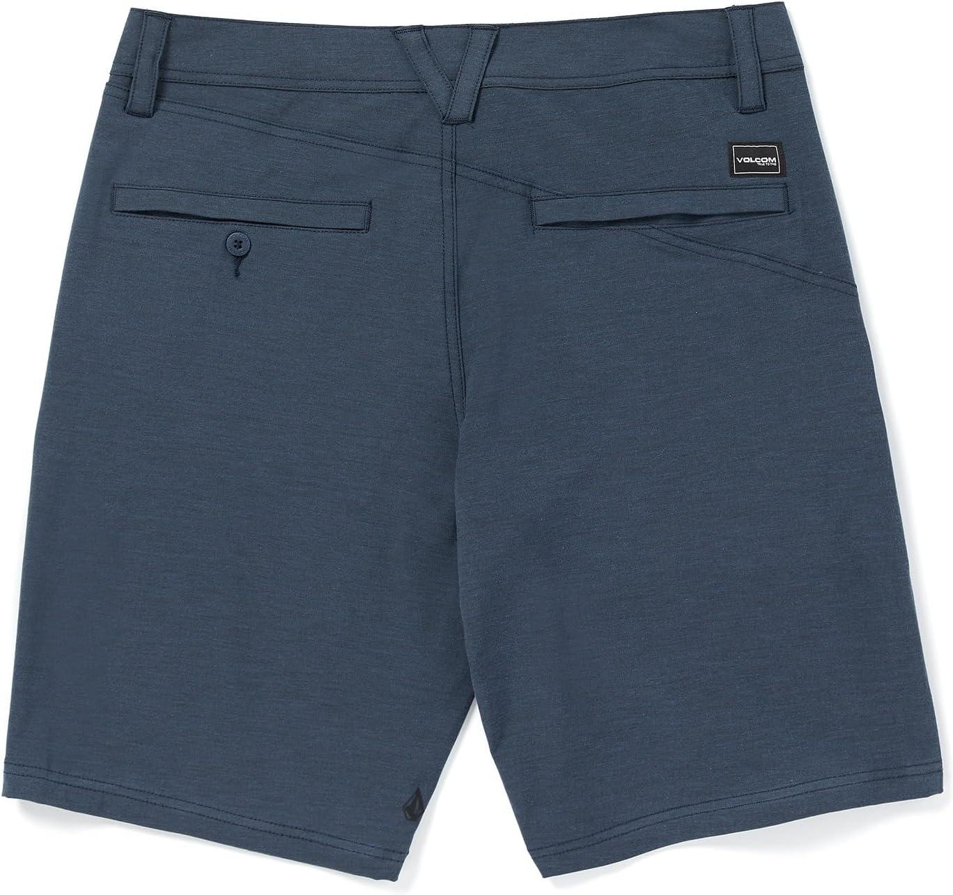 image:imageVolcom Mens Regular Frickin Cross Shred 20 Hybrid Water Repellent ShortMidnight Blue