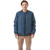 Volcom Men’s Workwear Bomber Jacket – Water-resistant Insulated Canvas Jacket Sleeve Pocket(Navy)