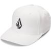 Volcom Men’s Full Stone Flexfit Stretch Hat, White-New, Small