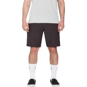 Volcom Men’s Regular Frickin Cross Shred 20″ Hybrid Water Repellent Short(Black Slub)
