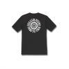 Volcom Men’s Standard UPF 50+ Short Sleeve Loose Fit Rashguard(Black Out)