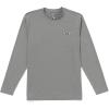 Volcom Men’s Taunt UPF 50+ Long Sleeve Loose Fit Rashguard(Heather Grey Pistol)