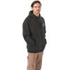 Volcom Men’s Workwear Pullover Hoodie – Soft Brushed Fleece(Black)