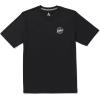 Volcom mens Standard Upf 50+ Short Sleeve Loose Fit Rashguard(Black Stone Stamp)