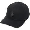 Volcom Men’s Full Stone Heather Xfit Hat(Black on Black)