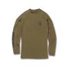 Volcom Men’s Solid UPF 50+ Long Sleeve Rashguard(Military 1)