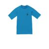 Volcom Men’s Solid UPF 50+ Short Sleeve RashguardRash Guard Shirt(Tidal Blue)