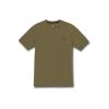 Volcom Men’s Standard UPF 50+ Short Sleeve Loose Fit Rashguard(Military)