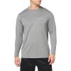 Volcom Men’s Taunt UPF 50+ Long Sleeve Loose Fit Rashguard(Heather Grey Pistol)