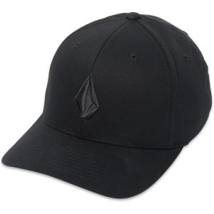 Volcom Men’s Full Stone Heather Xfit Hat(Black on Black)