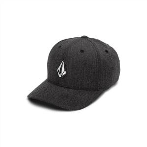 Volcom Men’s Full Stone Heather Xfit Hat(Charcoal Heather 1)