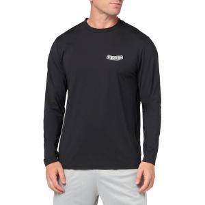 Volcom Men’s Taunt UPF 50+ Long Sleeve Loose Fit Rashguard(Black Pistol)