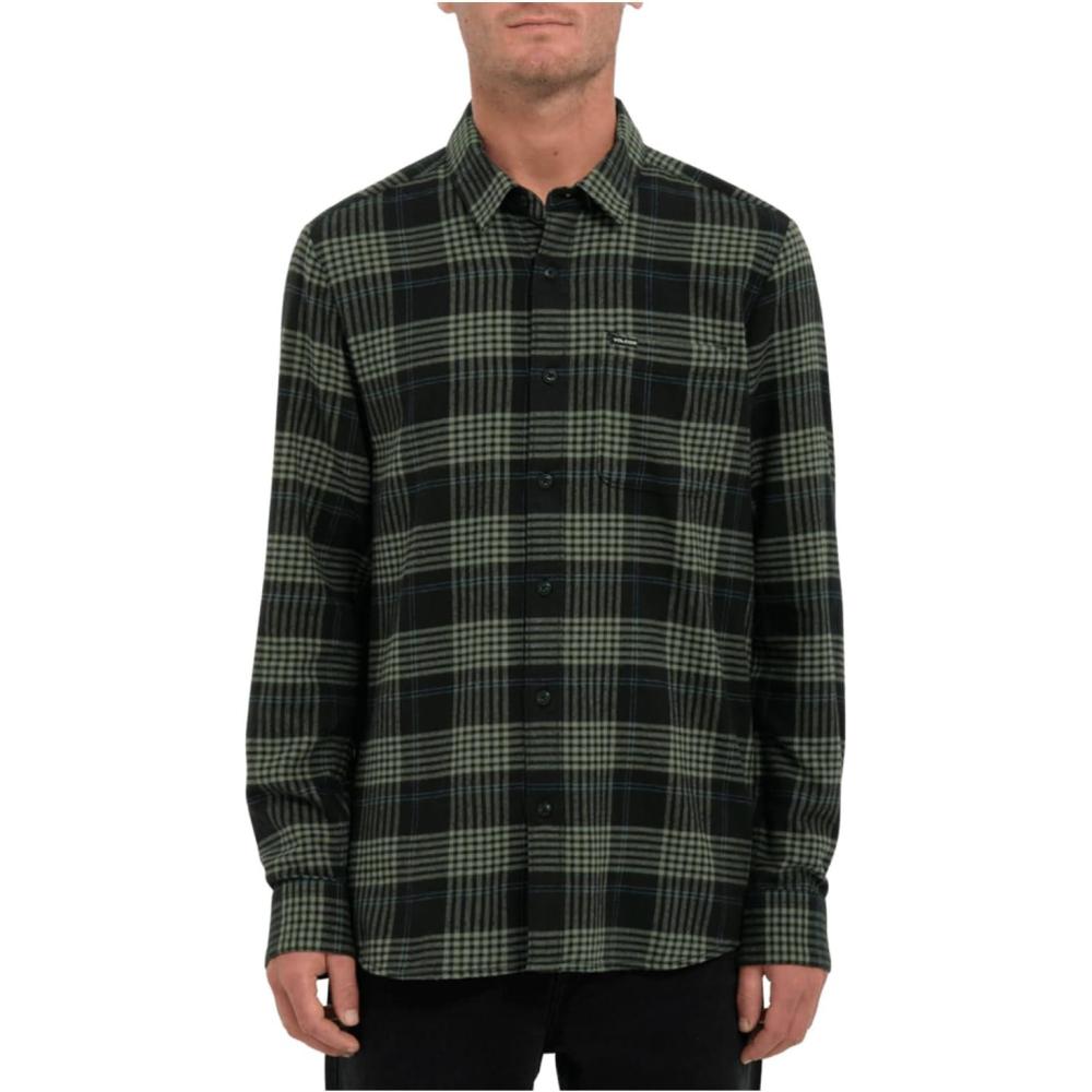 image:imageVolcom Mens Caden Plaid Long SleeveNew Black