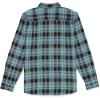 Volcom Men’s Caden Plaid Long Sleeve(Blue Rinser)