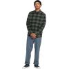Volcom Men’s Caden Plaid Long Sleeve(New Black)
