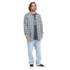 Volcom Men’s Caden Plaid Long Sleeve(Tower Grey)