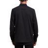 Volcom Men’s Caden Solid Long Sleeve Button Down Shirt(Black 1)
