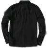 Volcom Men’s Caden Solid Long Sleeve Button Down Shirt(Black)