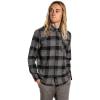 Volcom Men’s Caden Plaid Long Sleeve(Black Green)