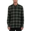 Volcom Men’s Caden Plaid Long Sleeve(New Black)