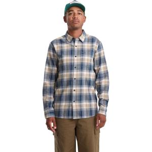 Volcom Men’s Caden Plaid Long Sleeve(Dirty White)