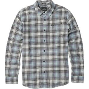Volcom Men’s Caden Plaid Long Sleeve(Tower Grey)