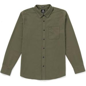 Volcom Men’s Caden Plaid Long Sleeve(Winter Moss)