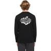 Volcom Men’s Standard Taunt UPF 50+ Long Sleeve Loose Fit Rashguard(Black)