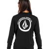 Volcom Men’s Standard Taunt UPF 50+ Long Sleeve Loose Fit Rashguard(Black Out Taunt)
