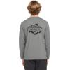 Volcom Men’s Standard Taunt UPF 50+ Long Sleeve Loose Fit Rashguard(Heather Grey)