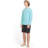 Volcom Men’s Standard Taunt UPF 50+ Long Sleeve Loose Fit Rashguard(Resin Blue)